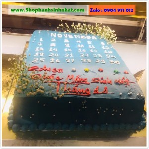 Bánh Sinh Nhật Cuốn Lịch - CL83